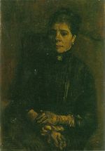 Портрет сидящей женщины